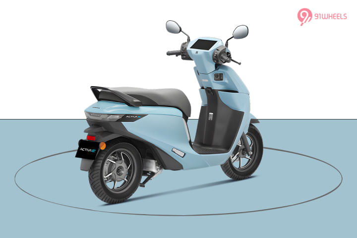 Honda Activa EV Right Rear Three Quarter
