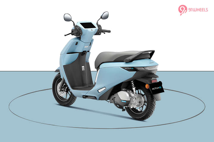 Honda Activa EV Left Rear Three Quarter