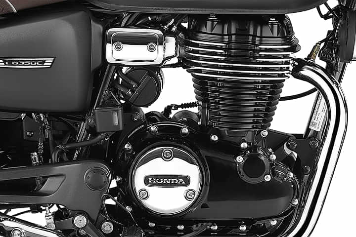 Honda CB350C Engine From Right Honda CB350C Engine From Right