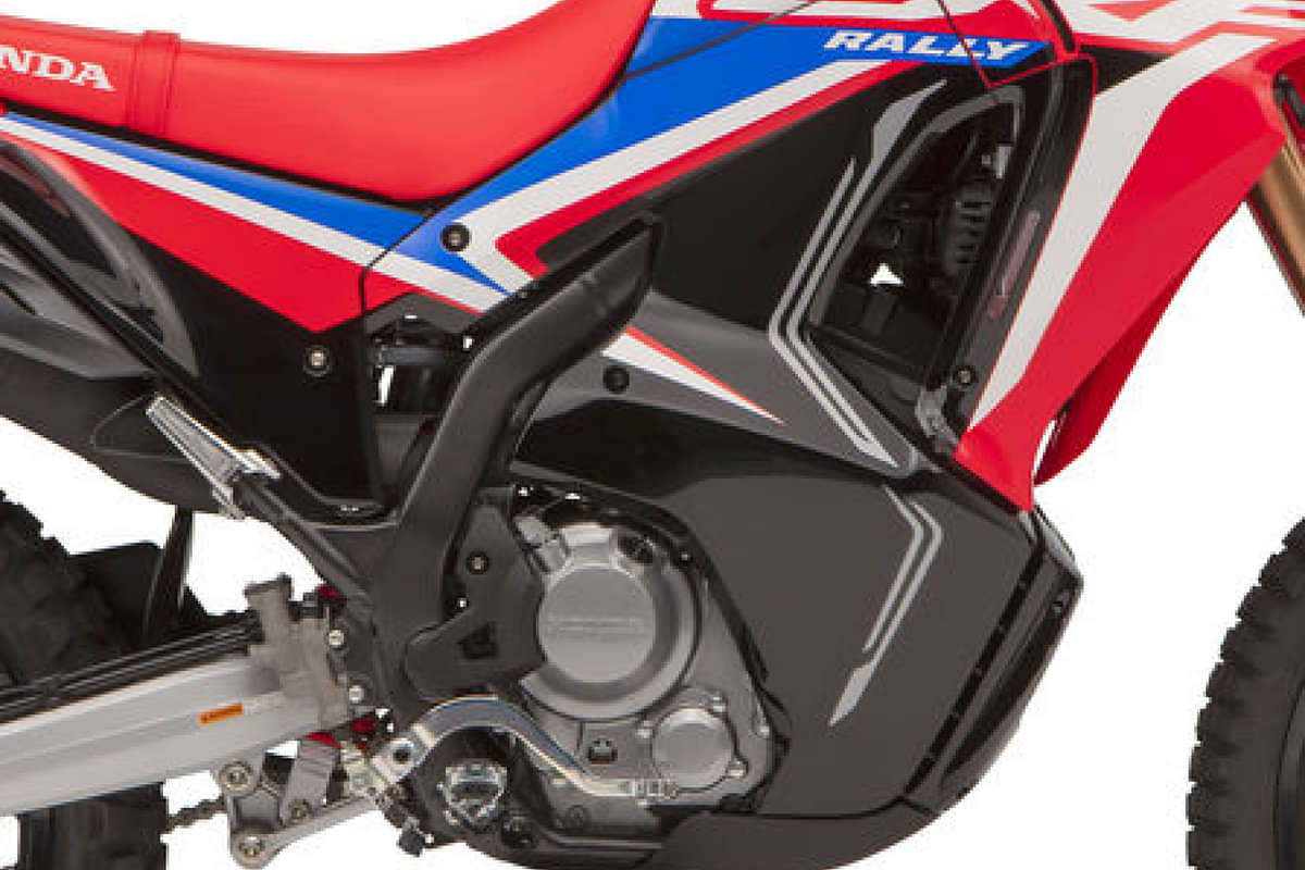 Honda CRF300 Rally Engine From Right