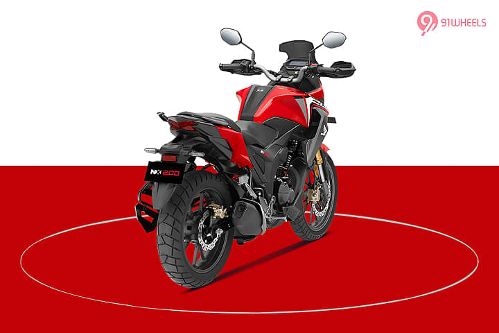 Honda NX200 Right Rear Three Quarter