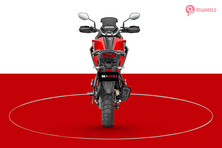 Honda NX200 Rear View