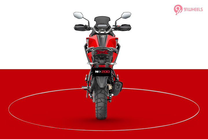 Honda NX200 Rear View
