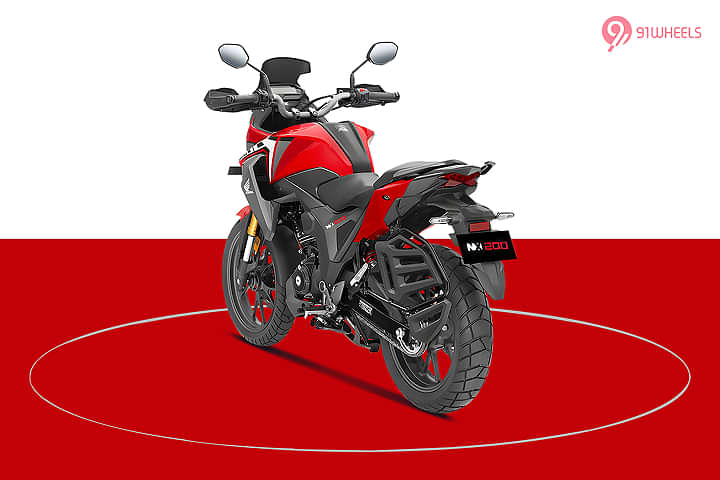Honda NX200 Left Rear Three Quarter