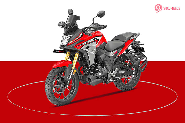 Honda NX200 Left Front Three Quarter