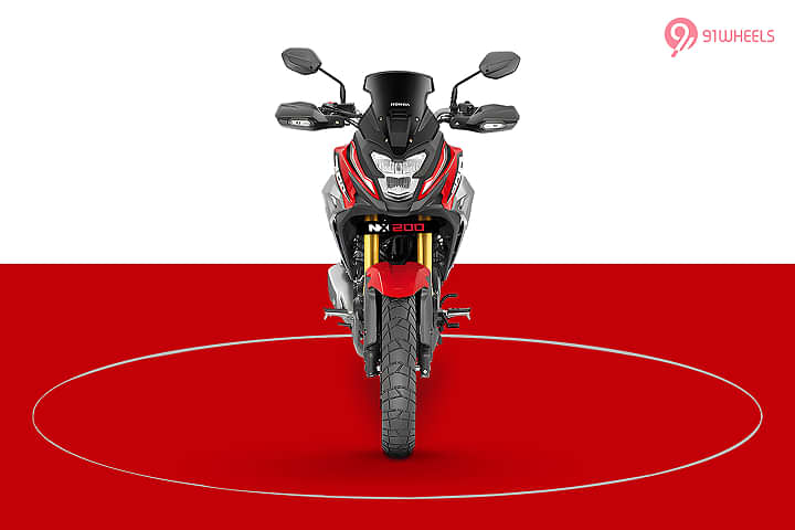 Honda NX200 Front View
