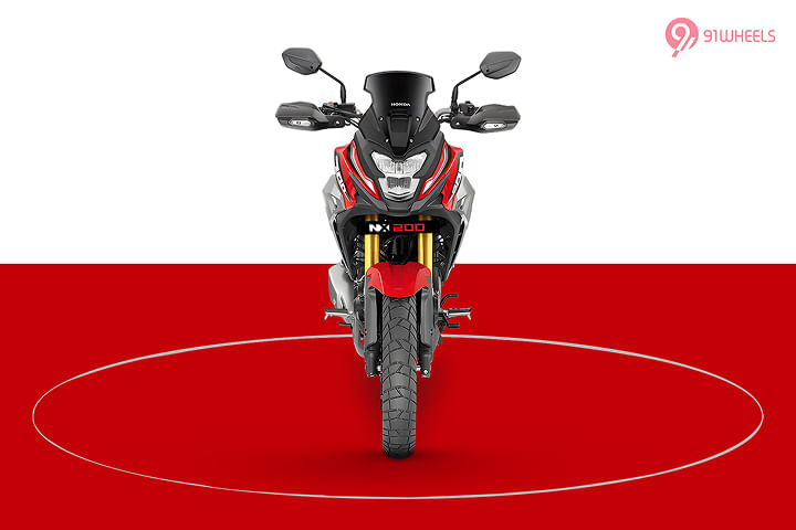 Honda NX200 Front View