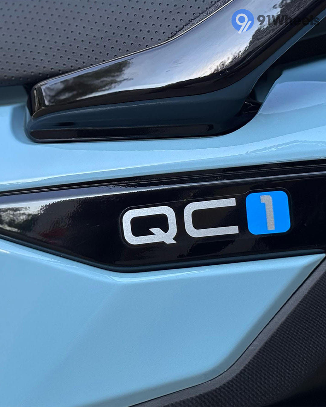 Honda QC 1 Left Side Body Panel Badge