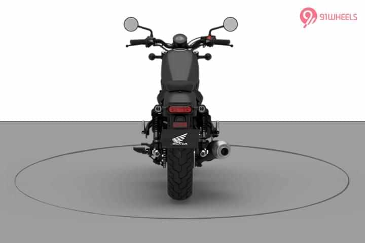 Honda Rebel 500 Rear View Honda Rebel 500 Rear View