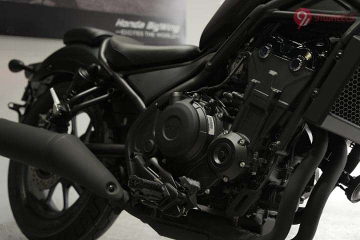 Honda Rebel 500 Engine From Right