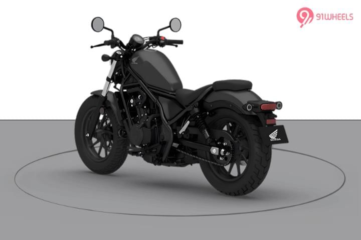 Honda Rebel 500 Left Rear Three Quarter