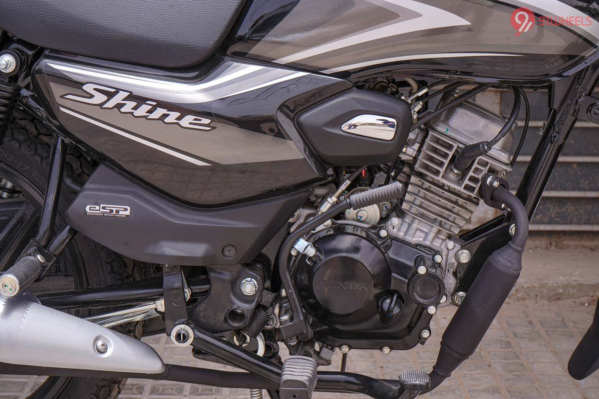 Honda Shine 100 Engine From Right