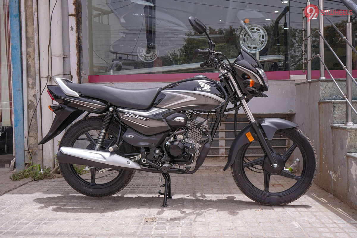 Honda Shine 100 Right Side View
