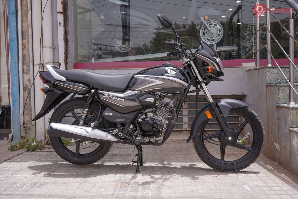 Honda Shine 100 Right Side View