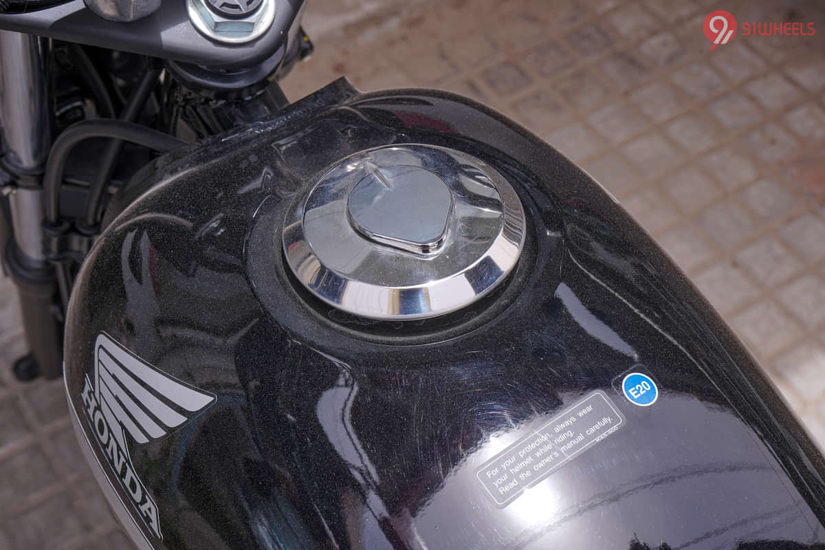 Honda Shine 100 Closed Fuel Lid
