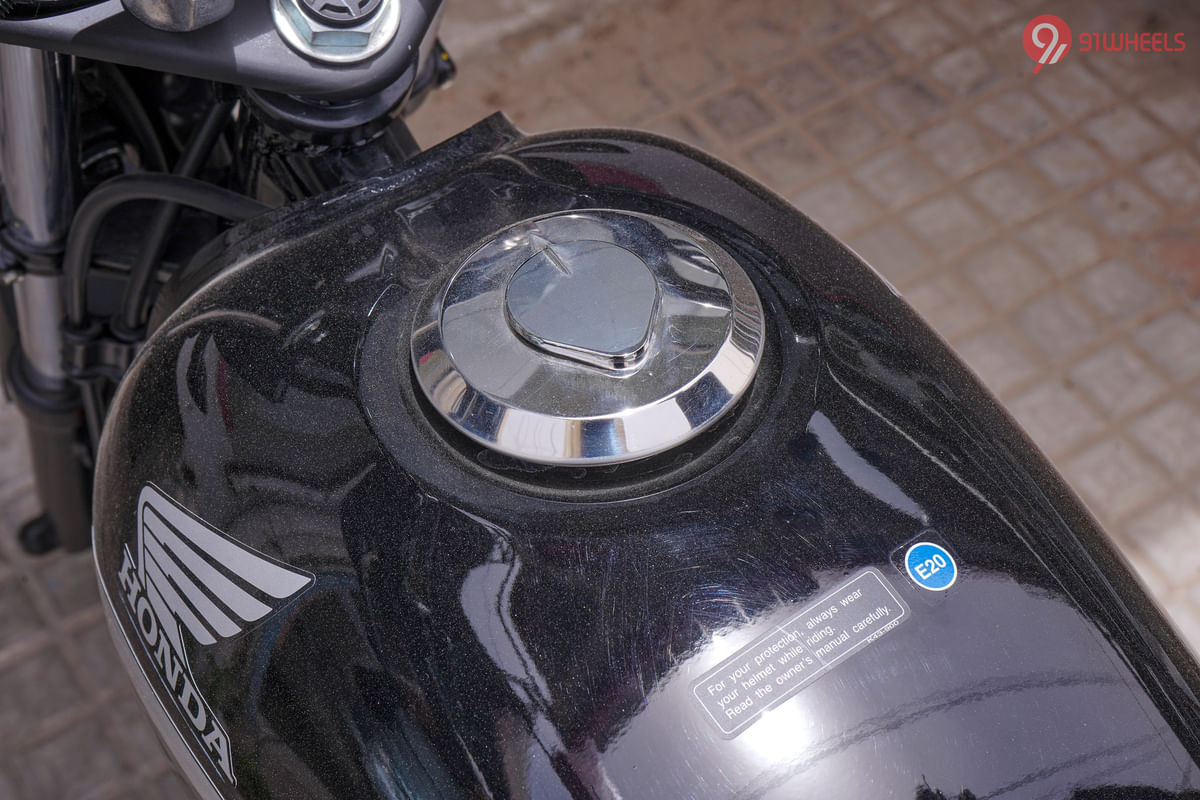 Honda Shine 100 Closed Fuel Lid