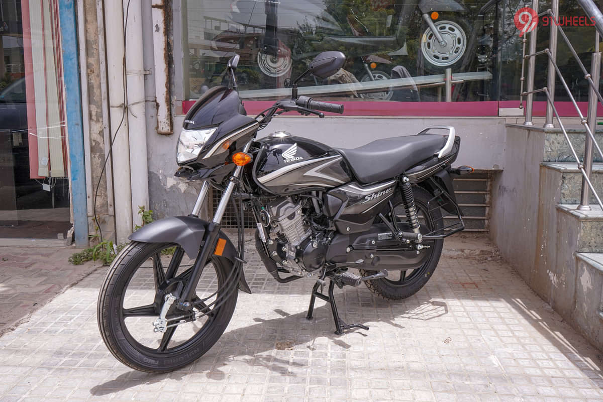 Honda Shine 100 Left Front Three Quarter