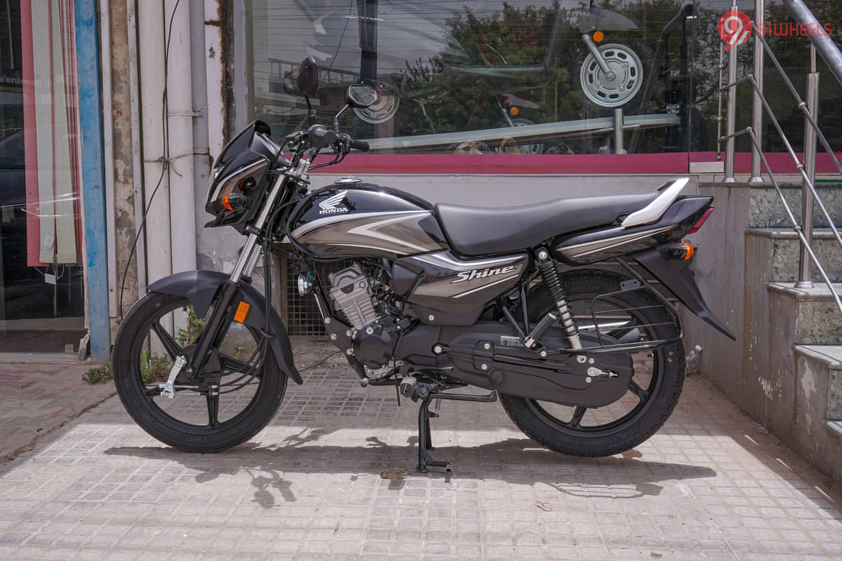 Honda Shine 100 Left Side View