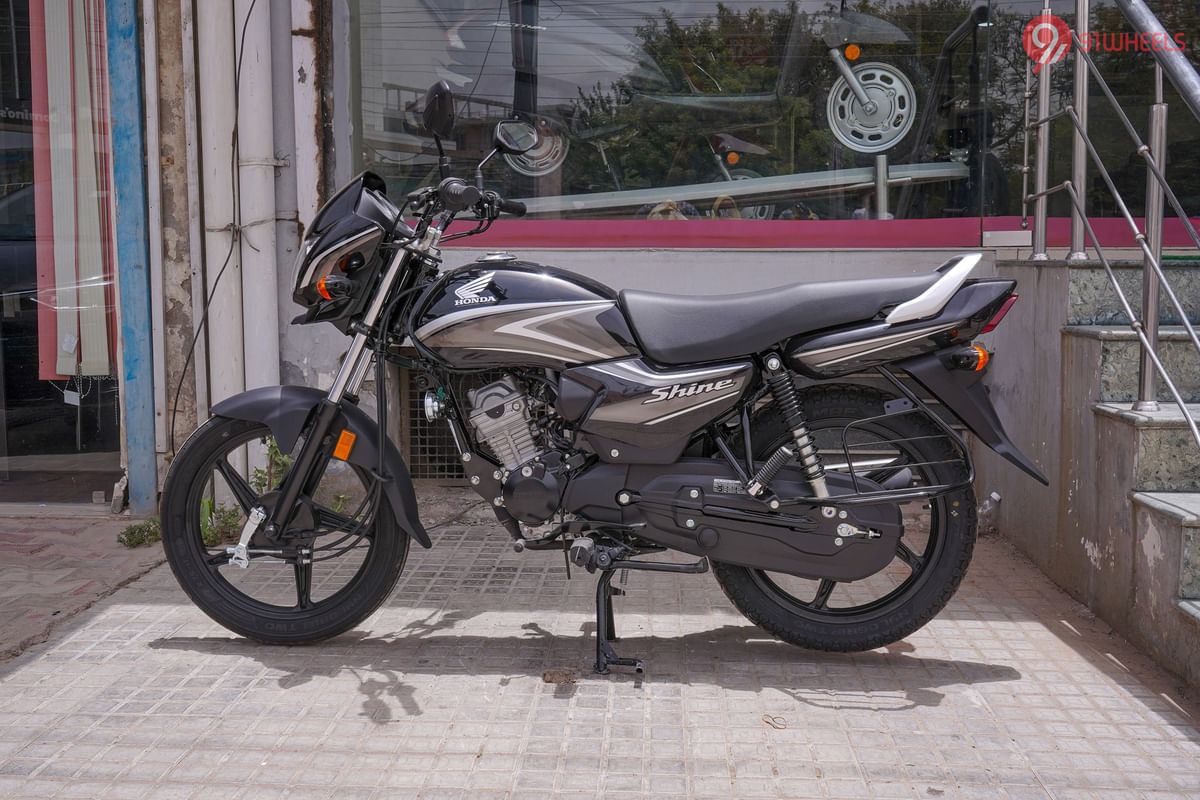 Honda Shine 100 Left Side View