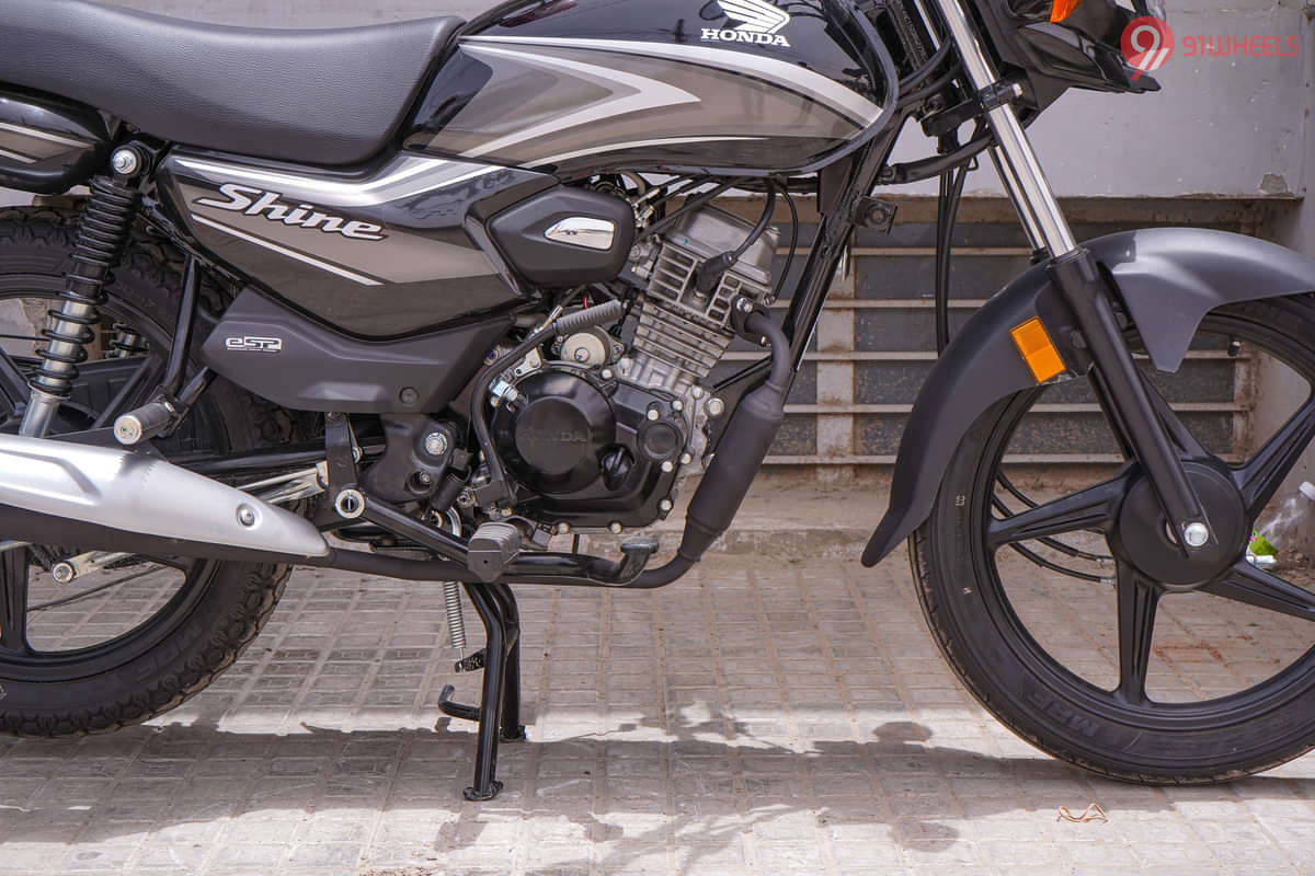 Honda Shine 100 Engine From Right