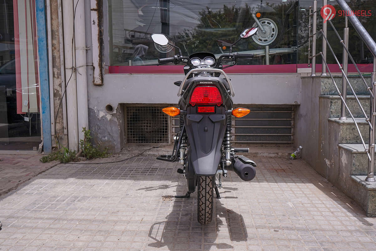 Honda Shine 100 Rear View
