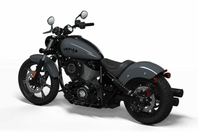 Indian Motorcycle Chief Bobber Dark Horse Left Rear Three Quarter