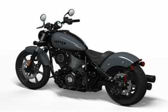 Indian Motorcycle Chief Bobber Dark Horse Left Rear Three Quarter Indian Motorcycle Chief Bobber Dark Horse Left Rear Three Quarter