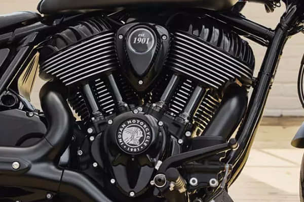 Indian Motorcycle Chief Bobber Dark Horse Engine From Right