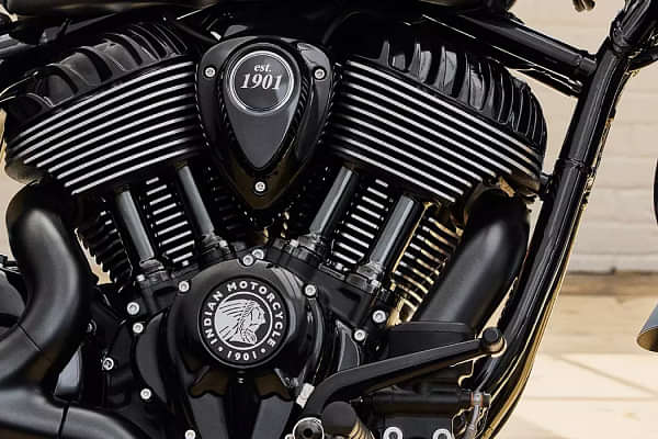 Indian Motorcycle Chief Bobber Dark Horse Engine From Right