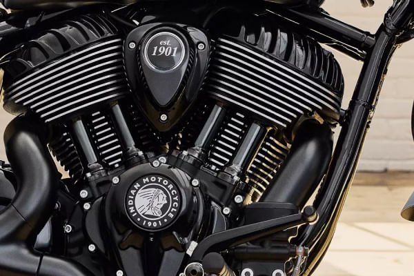 Indian Motorcycle Chief Bobber Dark Horse Engine From Right