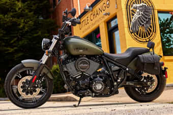 Indian Motorcycle Chief Dark Horse Left Side View