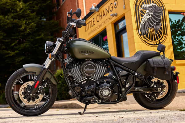 Indian Motorcycle Chief Dark Horse Left Side View