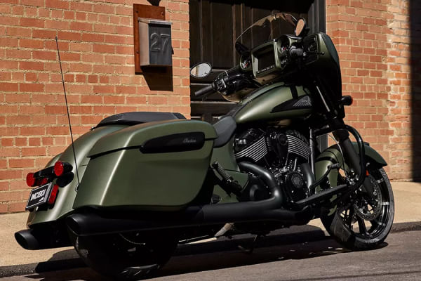 Indian Motorcycle Chieftain Dark Horse Right Rear Three Quarter