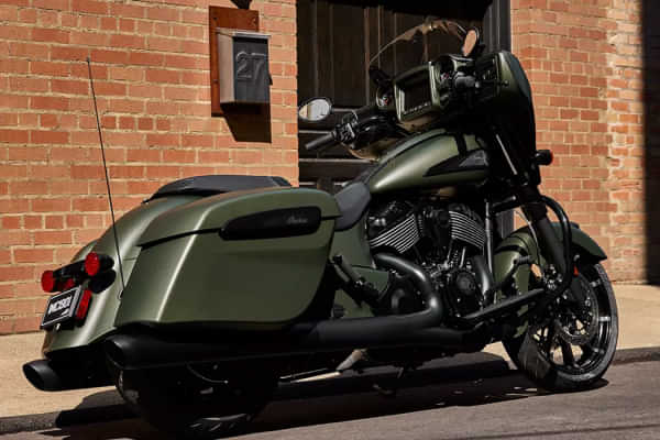 Indian Motorcycle Chieftain Dark Horse Right Rear Three Quarter Indian Motorcycle Chieftain Dark Horse Right Rear Three Quarter