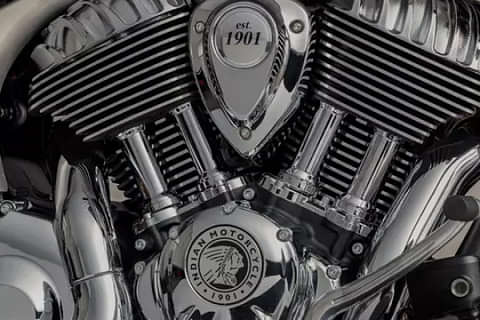 Indian Chieftain Limited Deepwater Metallic Engine From Right