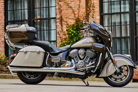 Indian Motorcycle Roadmaster Maroon Metallic Right Side View