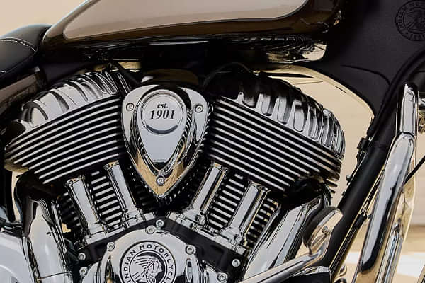 Indian Motorcycle Roadmaster Engine From Right