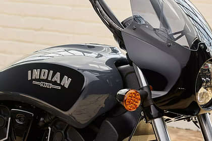 Indian Motorcycle Scout Rogue Stealth Gray Fuel Tank