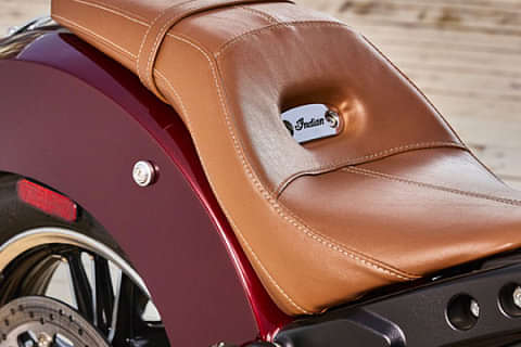 Indian Motorcycle Scout Maroon Metallic Bike Seat