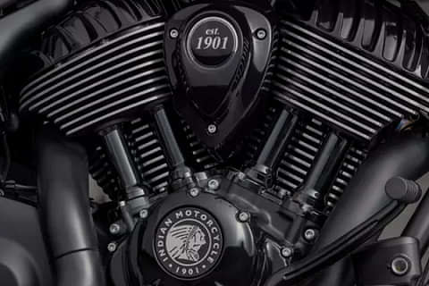 Indian Springfield Dark Horse Standard Engine From Right