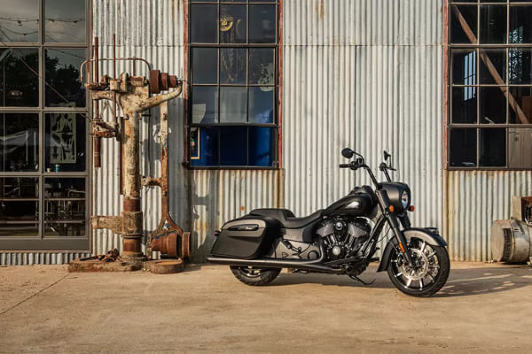Indian Motorcycle Springfield Dark Horse Cornering Shot