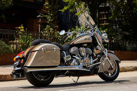 Indian Motorcycle Springfield Black Metallic Right Rear Three Quarter