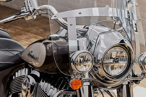 Indian Motorcycle Springfield Maroon Metallic Head Light