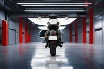 JAWA 42 Bobber Rear View JAWA 42 Bobber Rear View