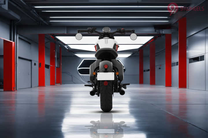 JAWA 42 Bobber Rear View JAWA 42 Bobber Rear View