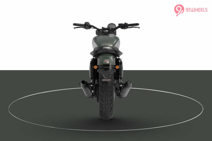 JAWA 42 FJ Rear View