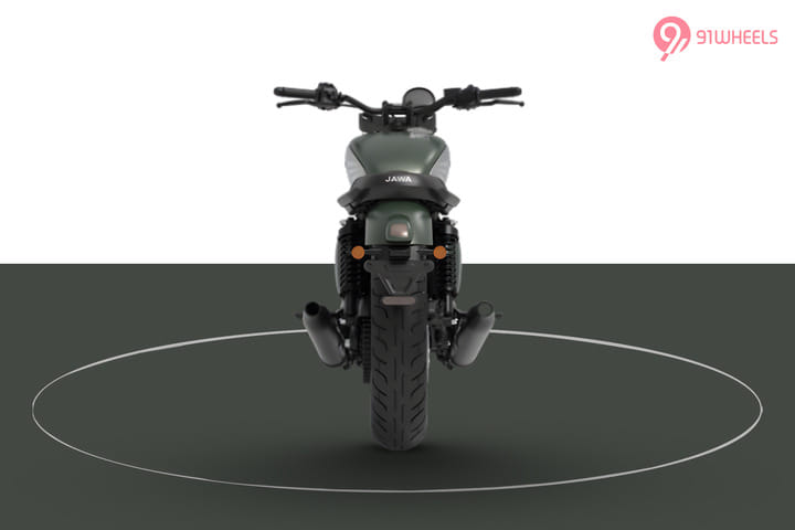 JAWA 42 FJ Rear View JAWA 42 FJ Rear View