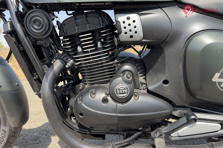 JAWA 42 FJ Engine From Left