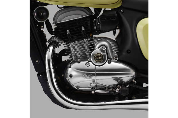 JAWA Forty Two Engine From Left