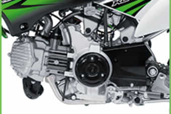 Kawasaki KLX 110 Engine From Left Kawasaki KLX 110 Engine From Left